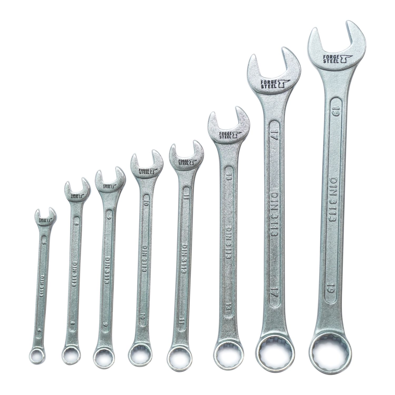 Forge Steel Combination Spanner Set 8 Pieces (472YC)