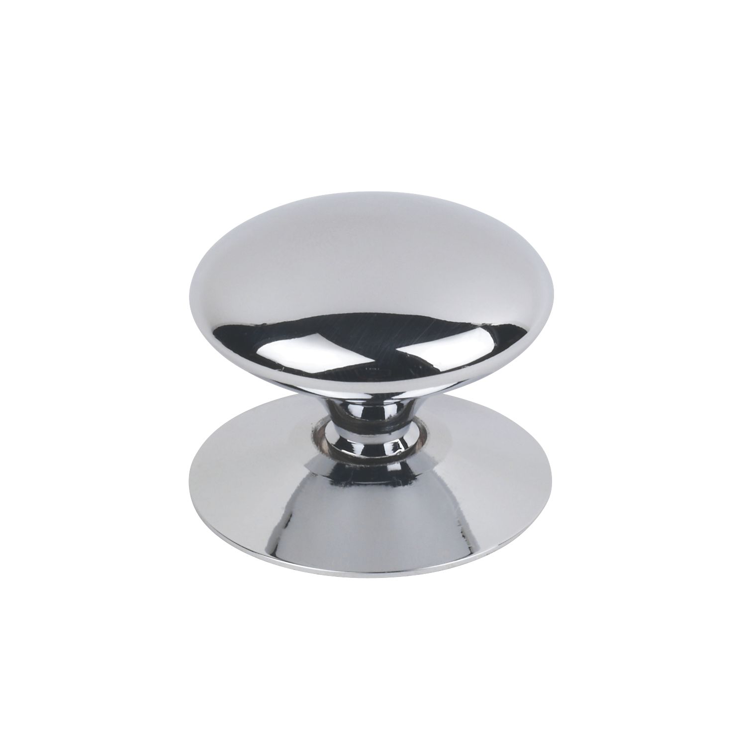 Essentials Traditional Victorian Cabinet Door Knobs Polished Chrome 38mm 5 Pack (47338)