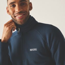 Regatta Kenger Half Zip Fleece Moonlight Denim Medium 38.5" Chest