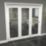 Green & Taylor  3-Door 1-Clear Light Primed White Wooden Shaker Internal Bi-Fold Door 2060mm x 2133mm
