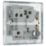 British General Nexus Metal 13A Switched Fused Spur  Polished Chrome