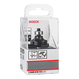 Bosch  1/4" Shank Double-Flute Straight Standard for Wood Rounding Over Bit 25.4mm x 13.2mm