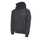 Apache Kingston Hooded Sweatshirt Grey/Black Large 25" Chest