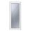 Crystal  Fully Glazed 1-Obscure Light Left-Hand Opening White uPVC Back Door 2090mm x 890mm