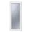 Crystal  Fully Glazed 1-Obscure Light Left-Handed White uPVC Back Door 2090mm x 890mm