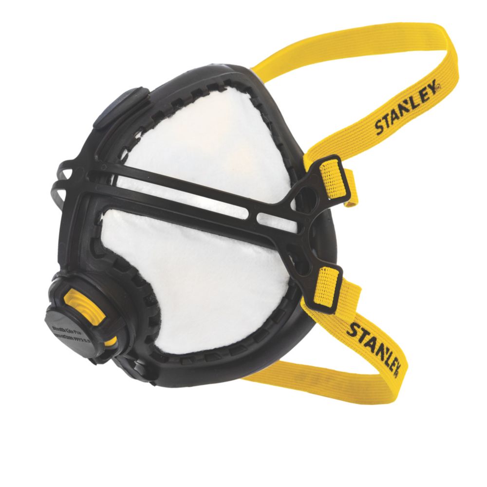 Stanley Lite Pro One Size Reusable Half Mask FFP3 R D Screwfix