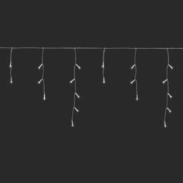ExtendLite 100 LED Indoor & Outdoor Ice White Icicle Christmas Lights