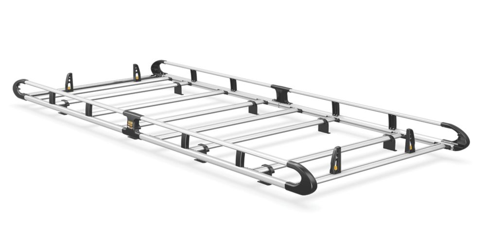 Van Guard  Volkswagen Transporter T6 2015 on Roof Rack - 8-bar ULTIRack+ L2 H1 Twin Door