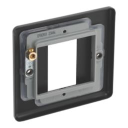 LAP  1-Module Modular Faceplate Matt Black
