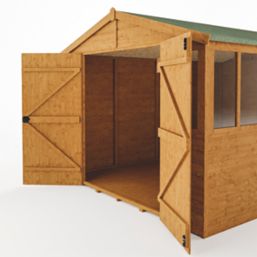 Rowlinson  9' x 12' (Nominal) Apex Shiplap T&G Timber Workshop