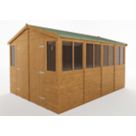 Rowlinson  9' x 12' (Nominal) Apex Shiplap T&G Timber Workshop