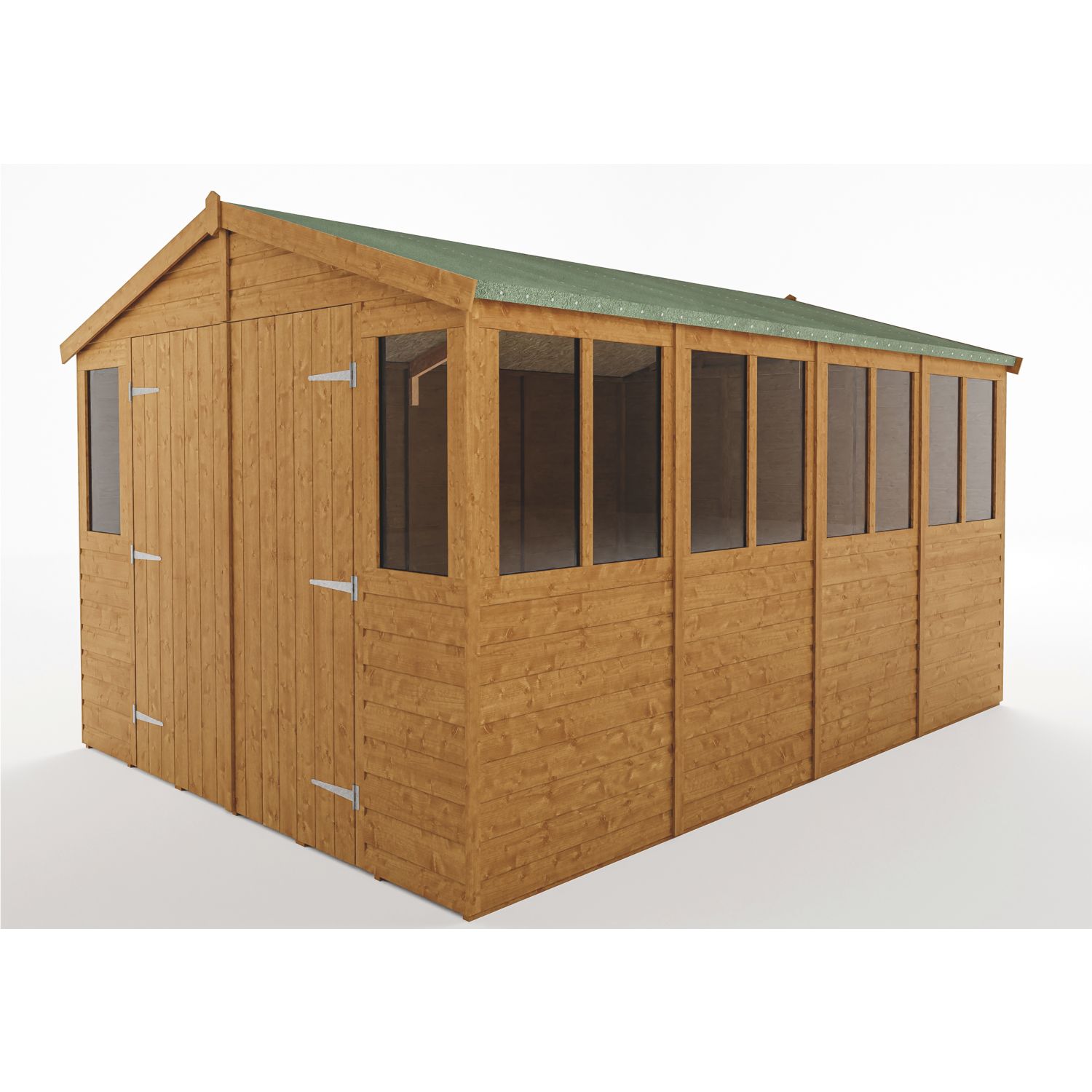Rowlinson 9' x 12' (Nominal) Apex Shiplap T&G Timber Workshop (473PP)
