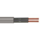 Time 2-Core YY Grey 0.75mm²  Unscreened Control Cable 1m Coil