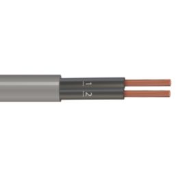 Time 2-Core YY Grey 0.75mm²  Unscreened Control Cable 1m Coil