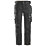 Snickers 6241 Stretch Trousers Black 33" W 32" L