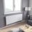 Ximax Oceanus 595mm x 1500mm 4935BTU White Horizontal Designer Radiator