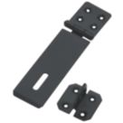 Smith & Locke Hasp & Staple Black Powder-Coated 152mm