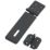 Smith & Locke Hasp & Staple Black Powder-Coated 152mm