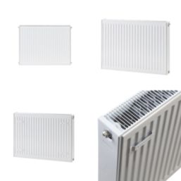 Flomasta 600mm x 900mm 5249BTU White Type 22 Convector Radiator