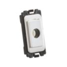 Knightsbridge Curved Edge 0A Grid Flex Outlet White