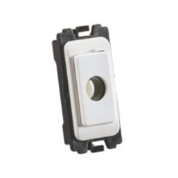 Knightsbridge Curved Edge 0A Grid Flex Outlet White