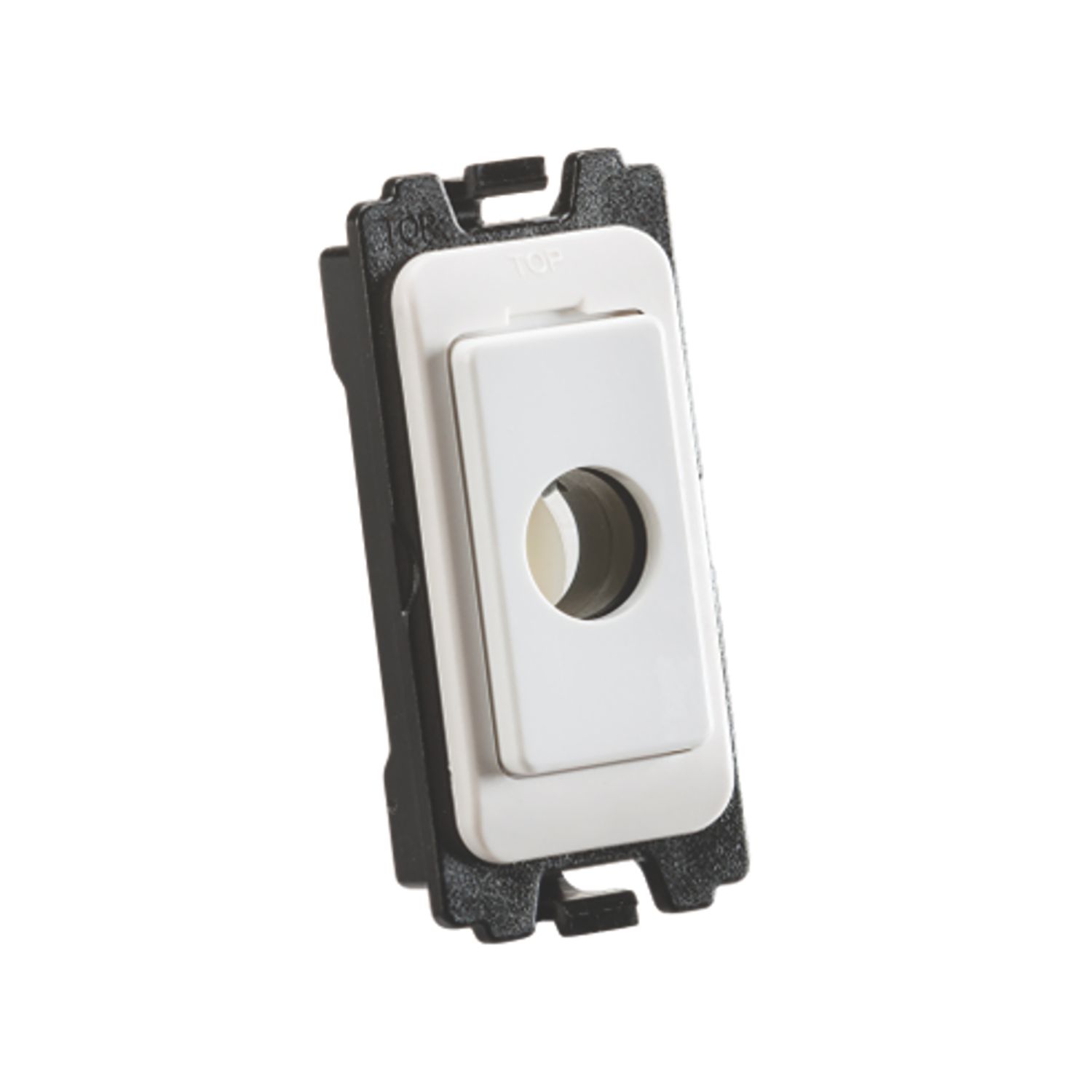 Knightsbridge Curved Edge 0A Grid Flex Outlet White (473YA)