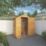 Mercia Value Windowless 5' x 2' 6" (Nominal) Apex Overlap Timber Shed