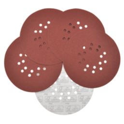 Titan   80 Grit 18-Hole Punched Multi-Material Sanding Sheets 225mm 5 Pack