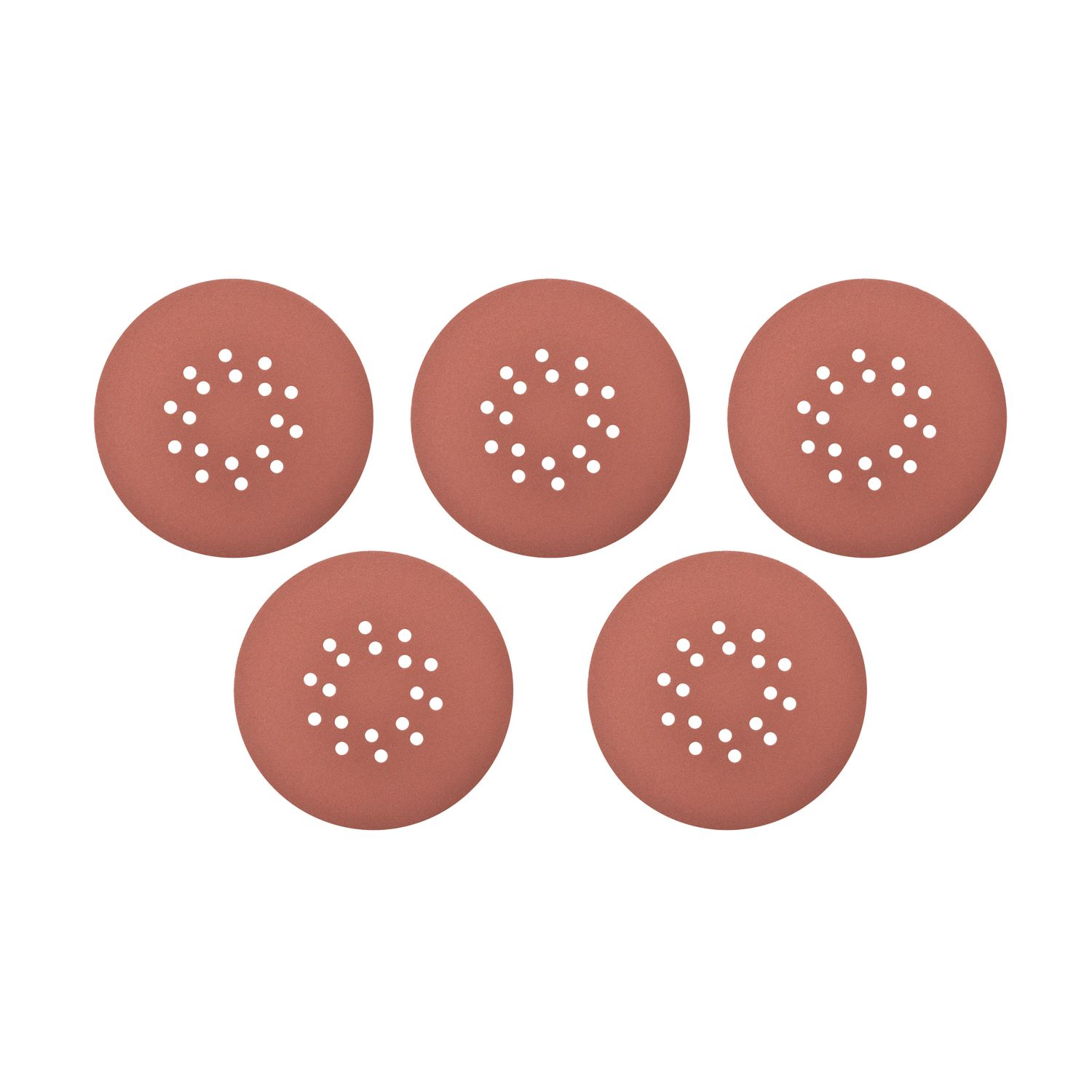 Titan 80 Grit 18-Hole Punched Multi-Material Sanding Sheets 225mm 5 Pack (473YW)