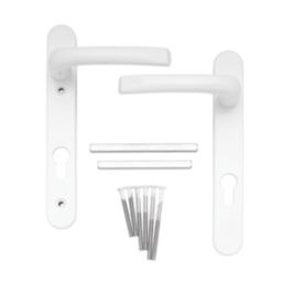 Mila ProLinea Type A Lever Door Handles Pair White