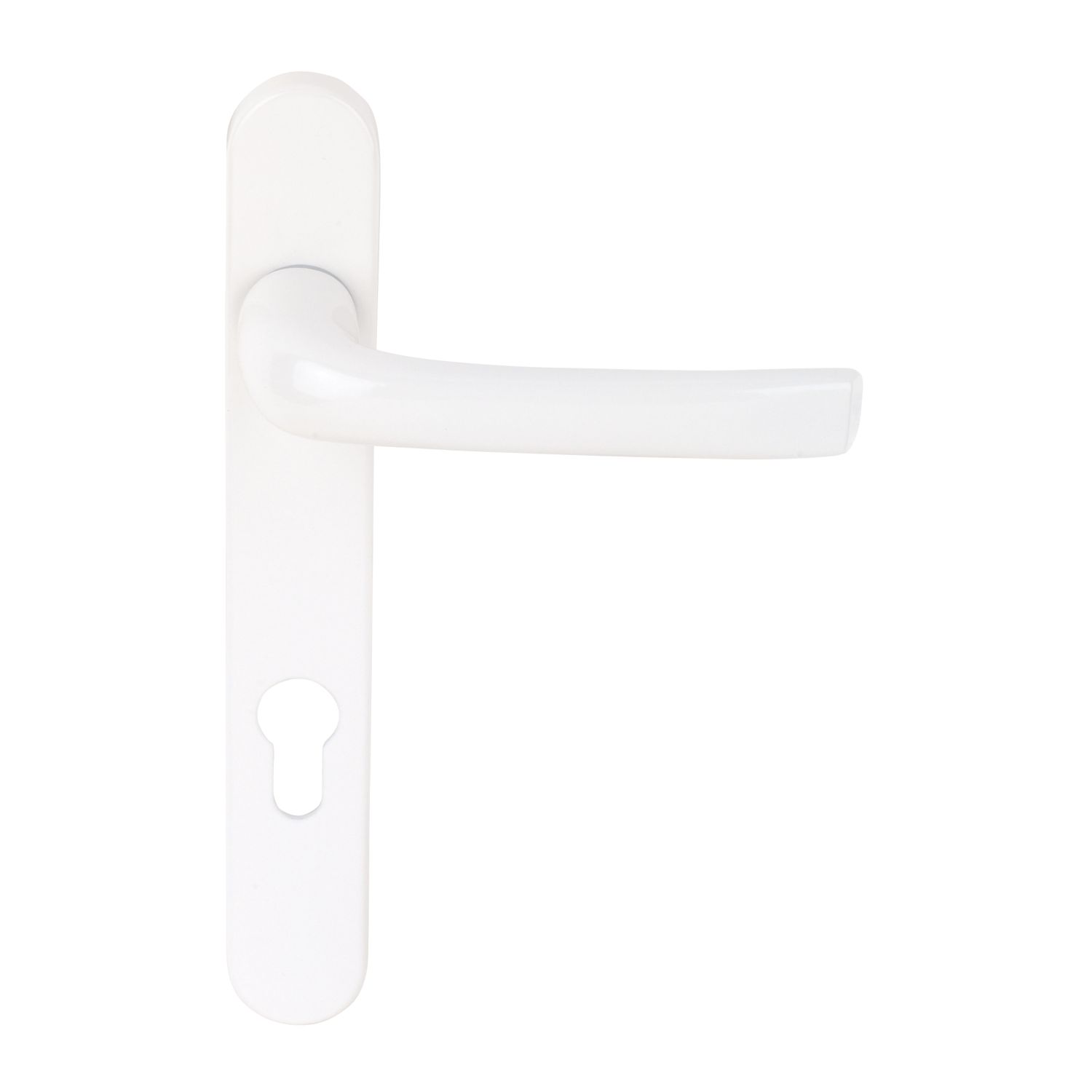Mila ProLinea Type A Lever Door Handles Pair White (4740G)