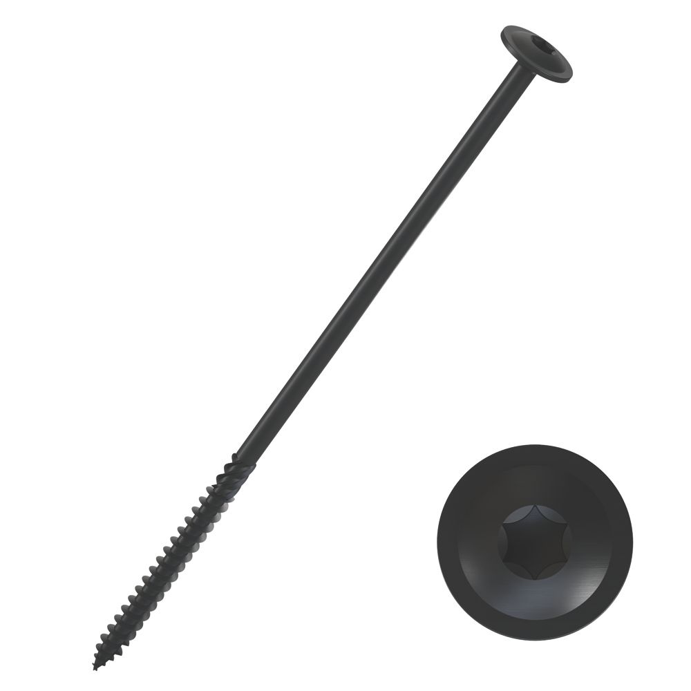 TimbaScrew TX Wafer Thread Cutting Timber Screws 6.7mm x 150mm 200 Pack ...