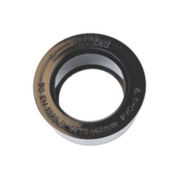 FloPlast Solvent Soil Boss Adaptor Black 40mm