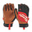 Milwaukee Hybrid Leather Gloves Black / Brown Medium