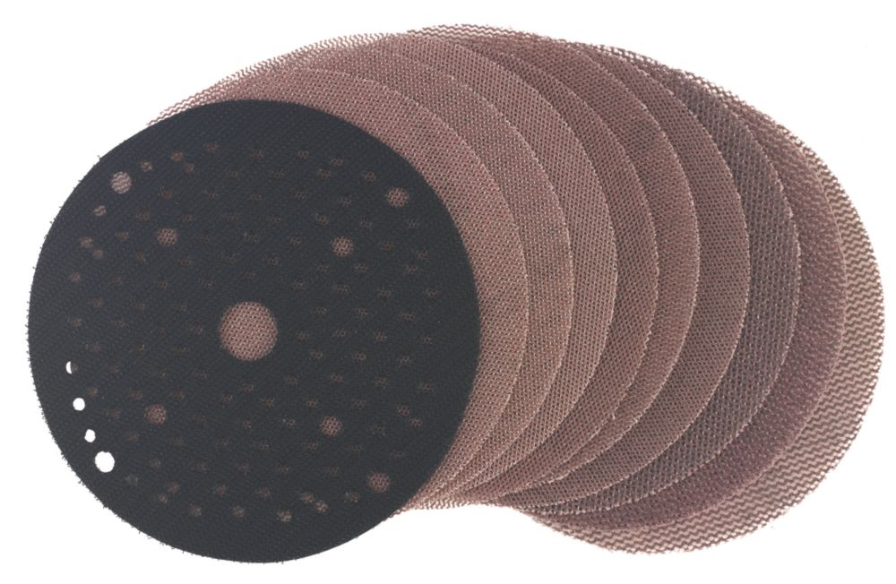 Milwaukee PowerGrid 4932492293 80, 120 & 180 Grit Mesh MultiMaterial Sanding Disc & Pad