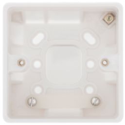 British General  1-Gang Surface Pattress  Box 47mm