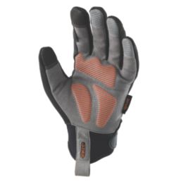 Scruffs Trade Shock Impact Work Gloves Black and Grey X Large