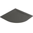 Mira Flight Level Quadrant Shower Tray Slate Grey 1000mm x 1000mm x 25mm