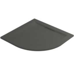 Mira Flight Level Quadrant Shower Tray Slate Grey 1000mm x 1000mm x 25mm
