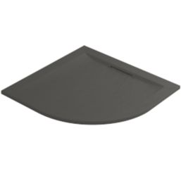 Mira Flight Level Quadrant Shower Tray Slate Grey 1000 x 1000 x 25mm