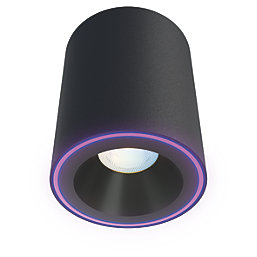 Calex Halo RGB & White LED Smart Downlight Black  6.5W 340lm