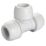 Hep2O  Plastic Push-Fit Equal Keyless Tee 22mm 10 Pack