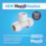 Hep2O  Plastic Push-Fit Equal Keyless Tee 22mm 10 Pack