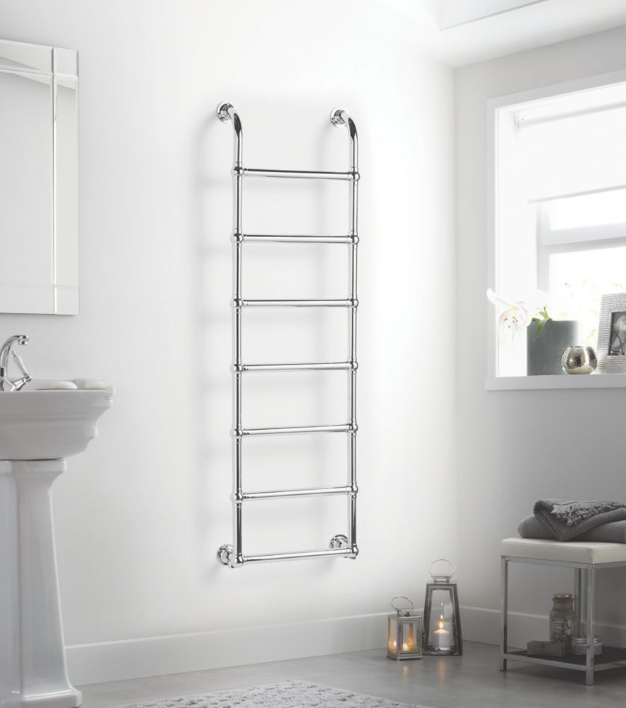 Uzon 1600 X 500mm Heated Towel Rail U2013 Chrome | Heated Towel Rail