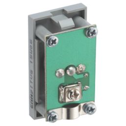 British General  Modular Isolated Coaxial TV / FM Socket Grey