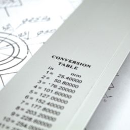Faithfull FAIRULE1000 Aluminium Ruler 39" (1m)