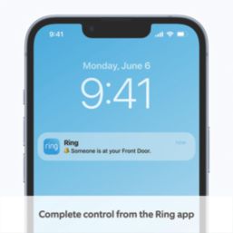 Ring  Wireless Smart Video Doorbell Satin Nickel