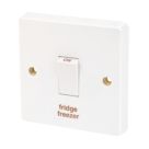 Crabtree Capital 20A 1-Gang DP Fridge Freezer Switch White