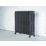 Arroll 760mm x 834mm 4913BTU Black Cast Iron 3 Column Radiator