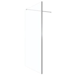 Palermo  Semi-Framed Showerwall Glass Chrome 500mm x 1950mm